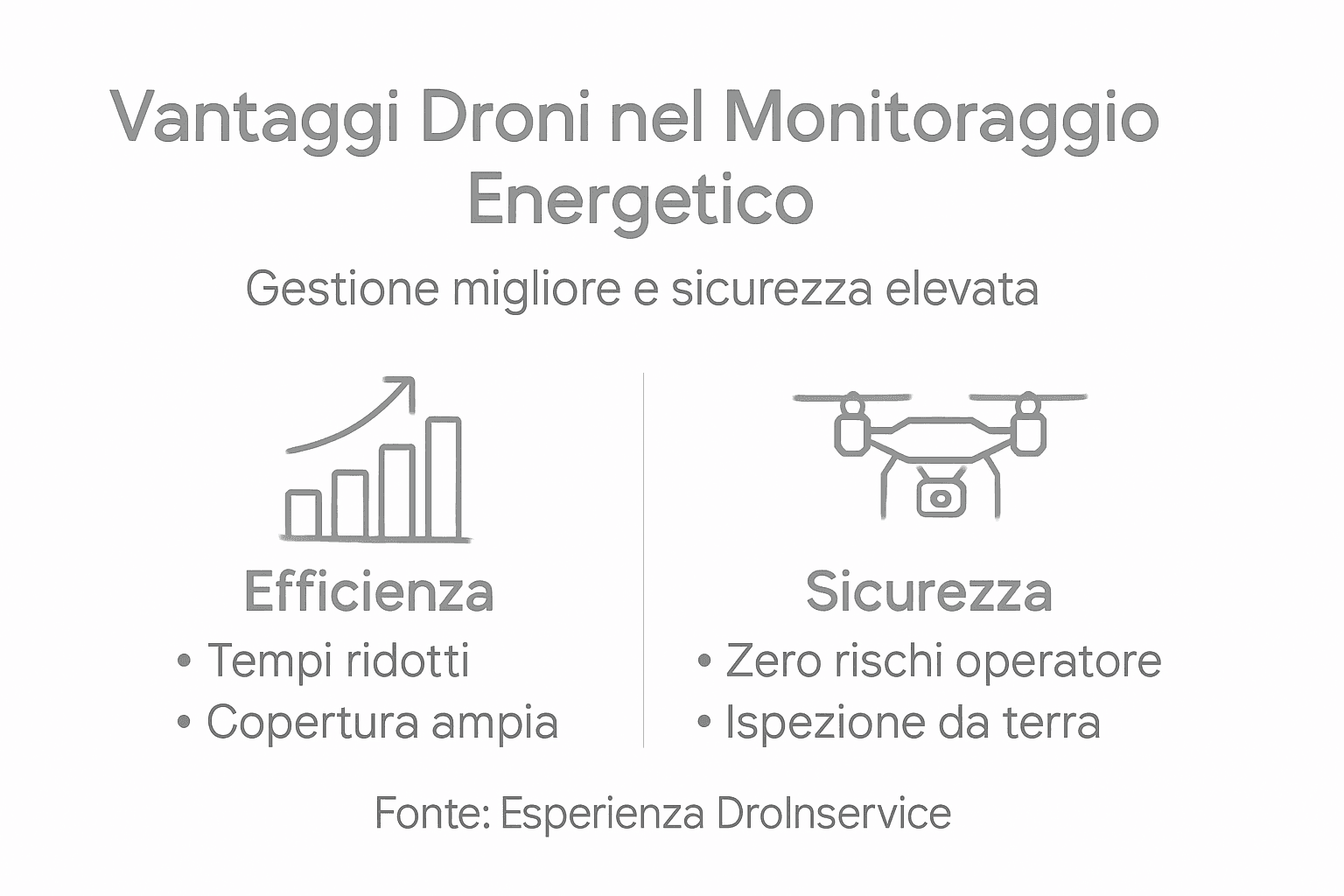Scopri come i droni stanno rivoluzionando il settore energetico: un’infografica che mette in luce tutti i benefici dell’utilizzo dei droni per monitoraggio, manutenzione e ottimizzazione delle infrastrutture.