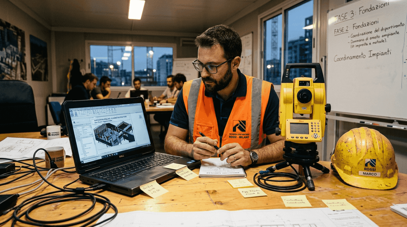 Specialista incaricato dell’aggiornamento dei dati relativi a BIM e Digital Twin