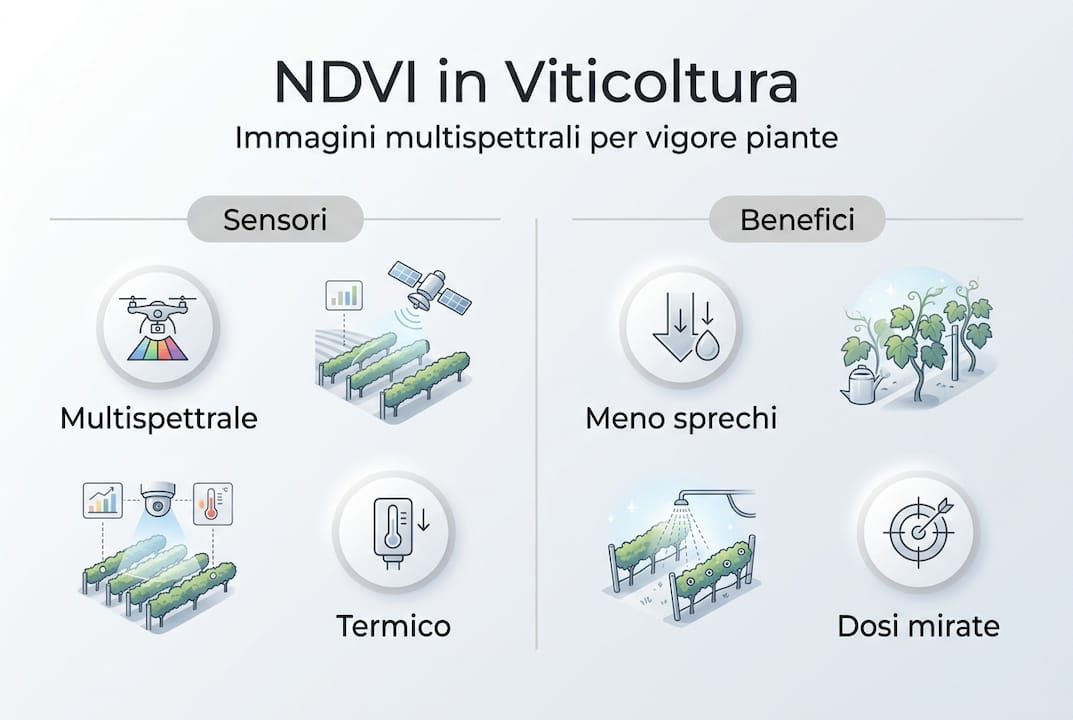 Visualizzazione dei dati NDVI applicata alla gestione del vigneto