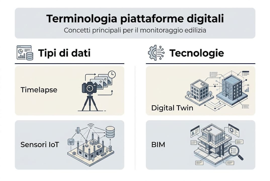 Panoramica visiva sui principali tipi di dati e sulle tecnologie più utilizzate