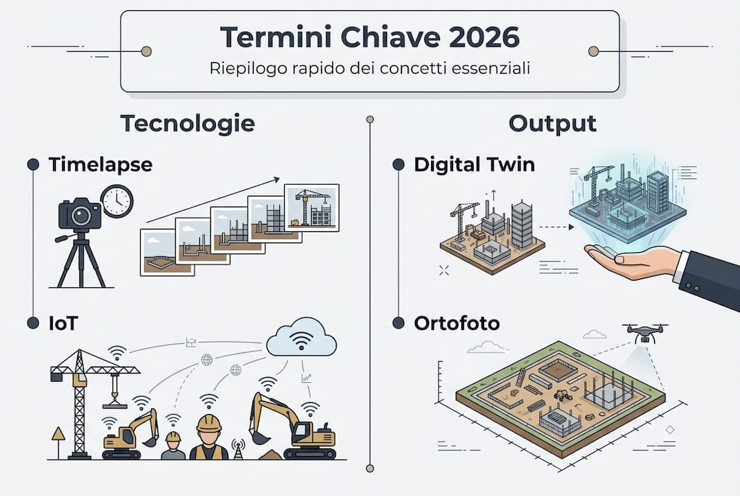 Glossario illustrato dei principali termini per il controllo a distanza del cantiere