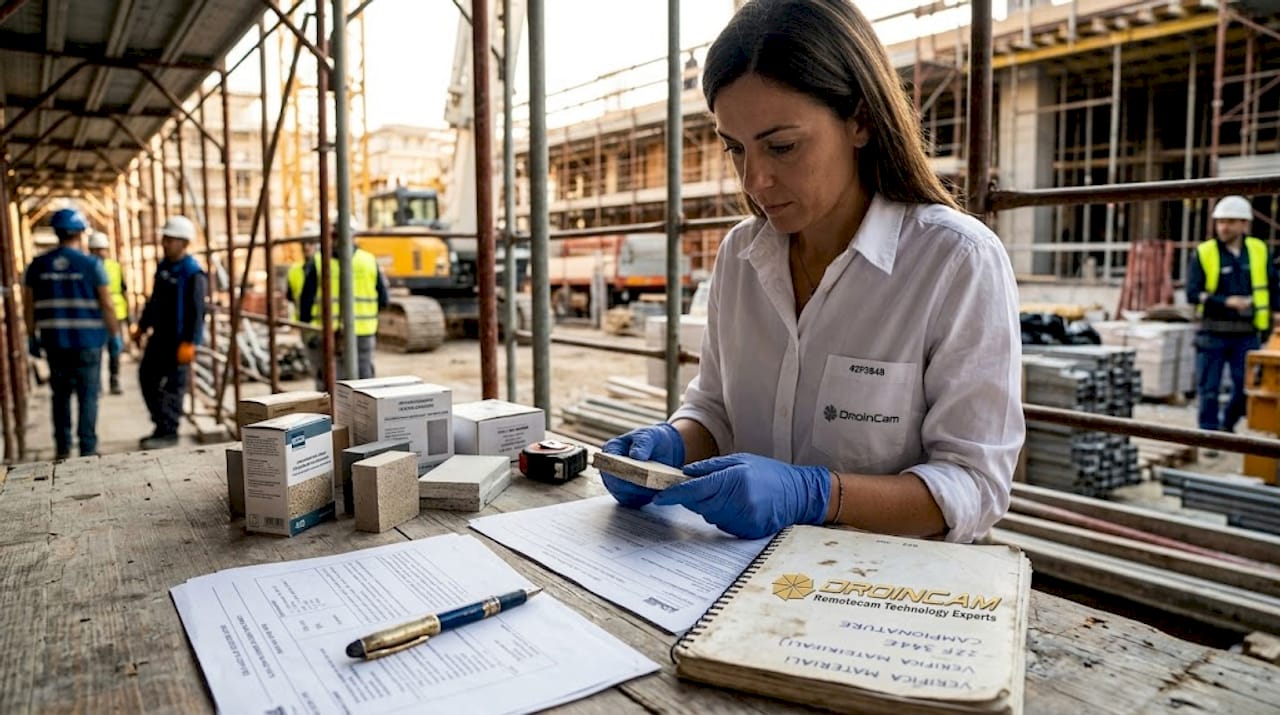 Il responsabile qualità si occupa di verificare che i materiali utilizzati in cantiere rispettino tutti gli standard previsti.