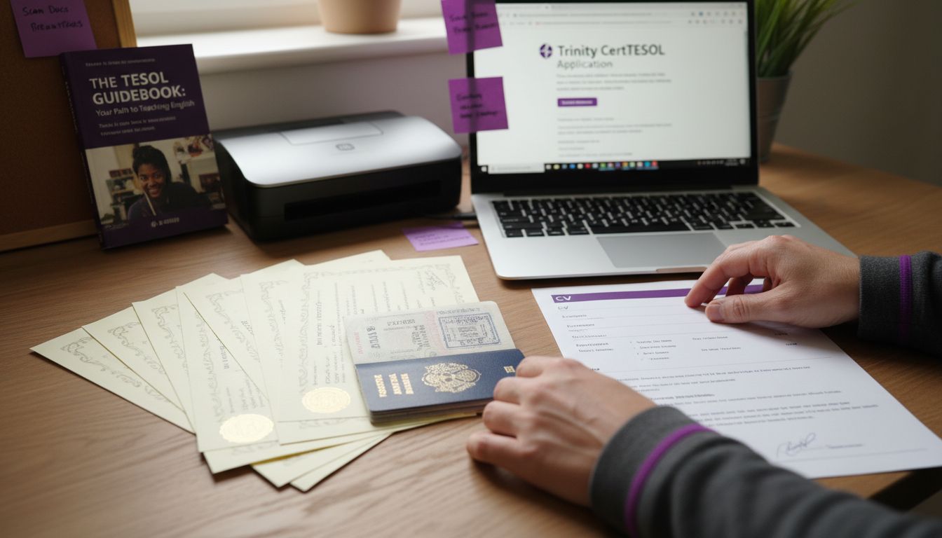 TESOL application documents