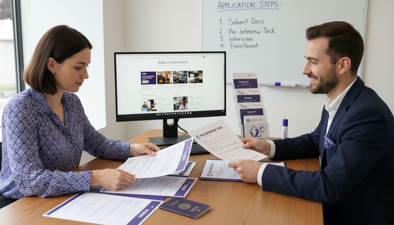 TESOL application process