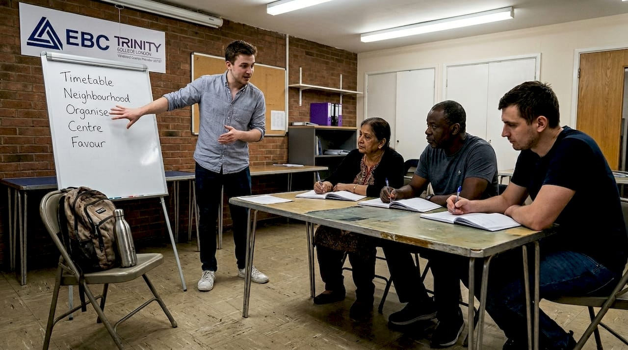 Teaching practice in community classroom