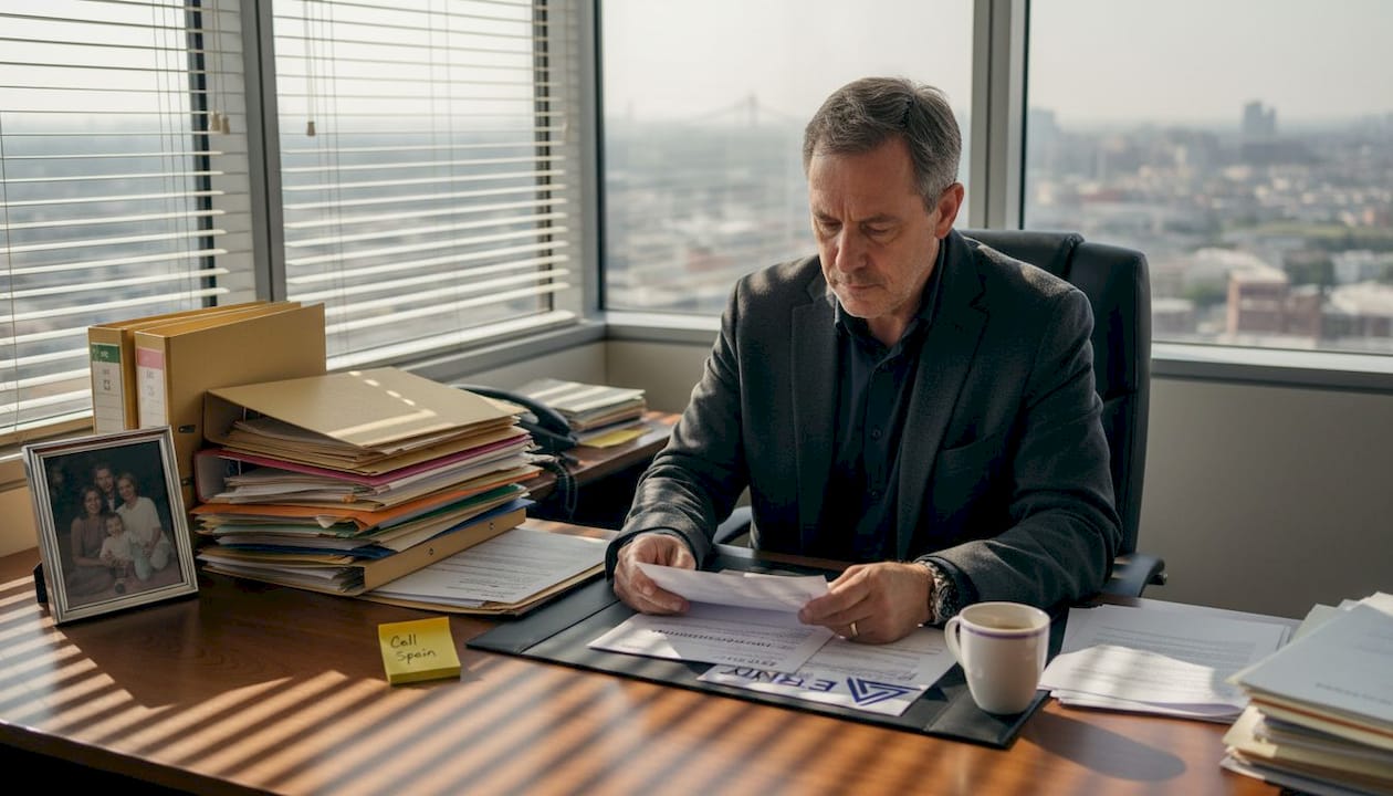 School director reviewing TEFL certificate applicant