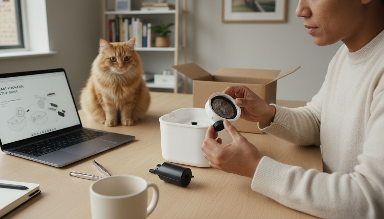 pet fountain inspection