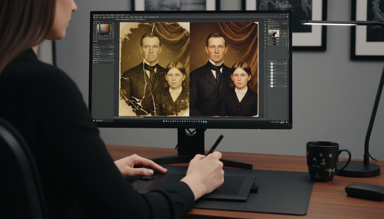 photo restoration process