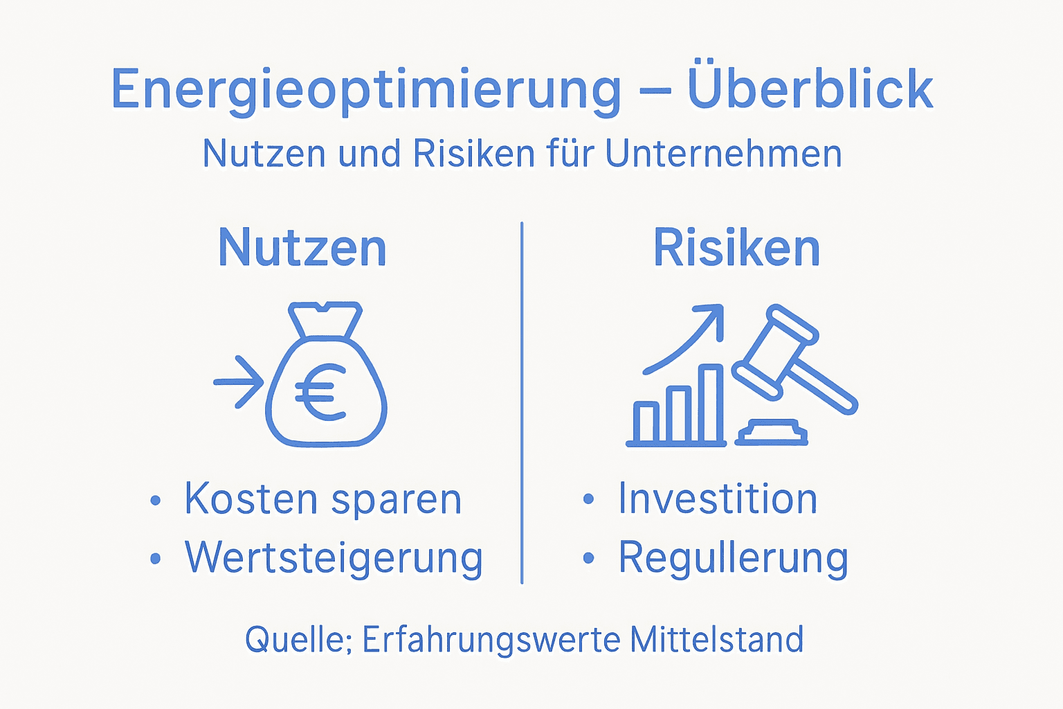 Energieeffizienz im Überblick: Chancen und Herausforderungen auf einen Blick