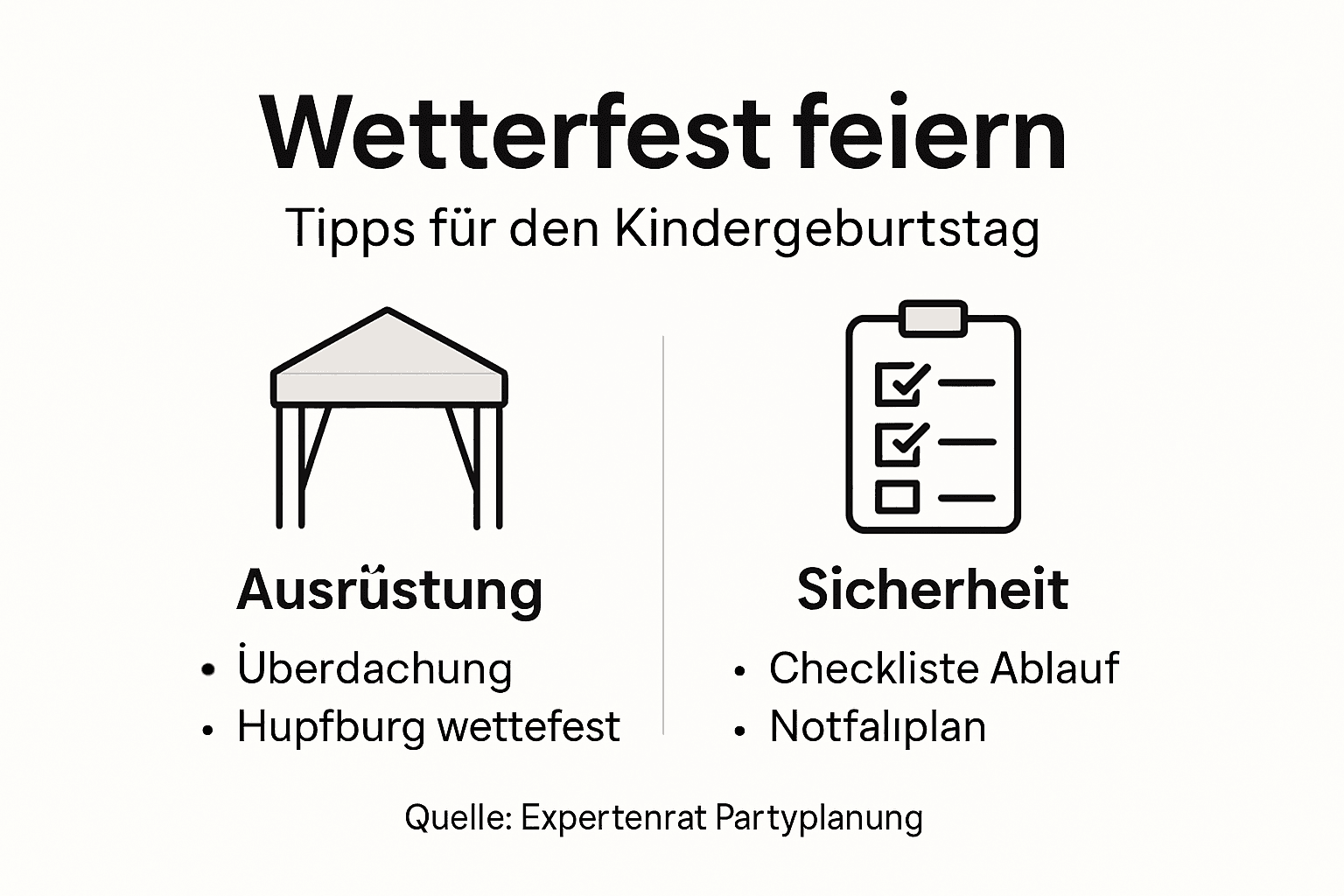 So wird der Kindergeburtstag zum Highlight – auch bei Regenwetter: Praktische Tipps und kreative Ideen auf einen Blick