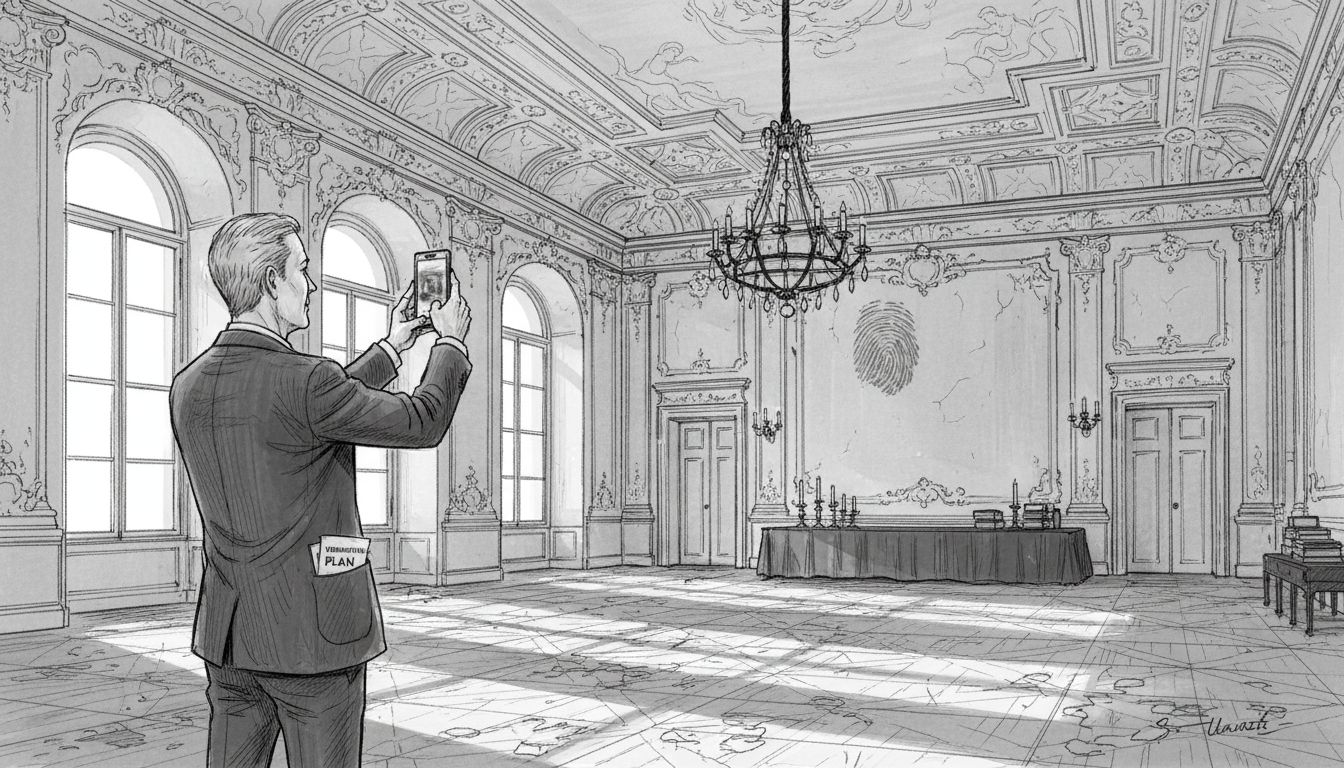 Ein Gast entdeckt eine traditionsreiche Eventlocation im Herzen Wiens.