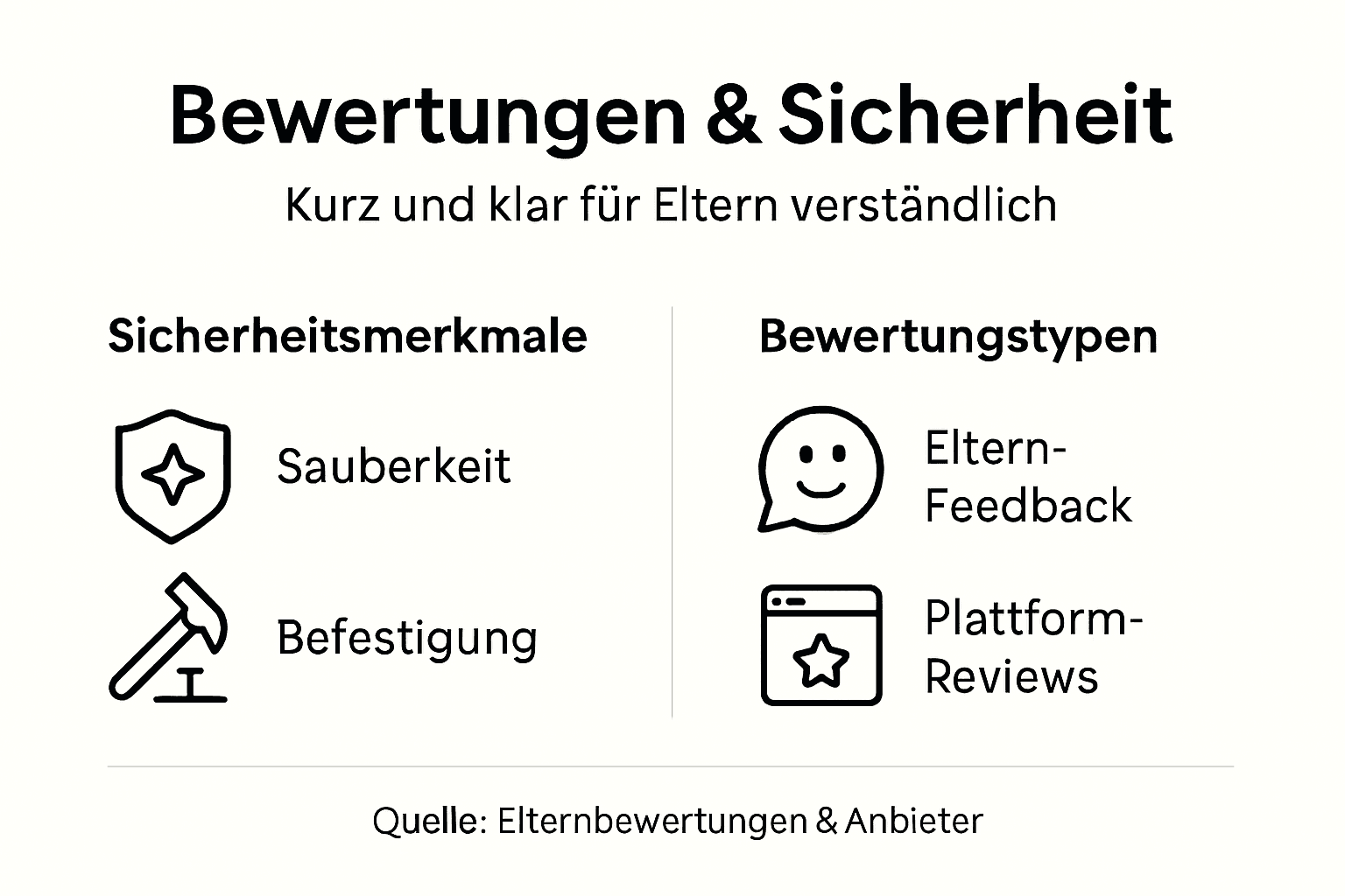 Sicherheits-Check und Bewertung von Hüpfburgen – Infografik auf einen Blick