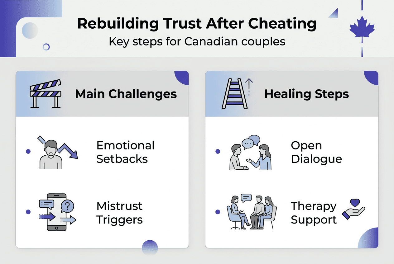 Rebuilding trust after cheating: a 2026 Canadian guide