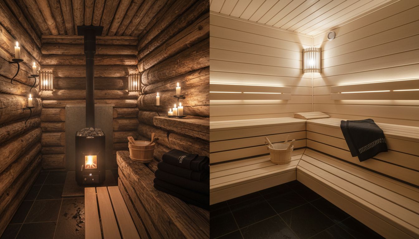 sauna interior comparison