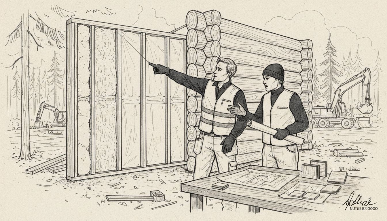 Rakennustyypit mökkirakentamisessa: kattava opas 3 puurunko hirsirakenne vertailu