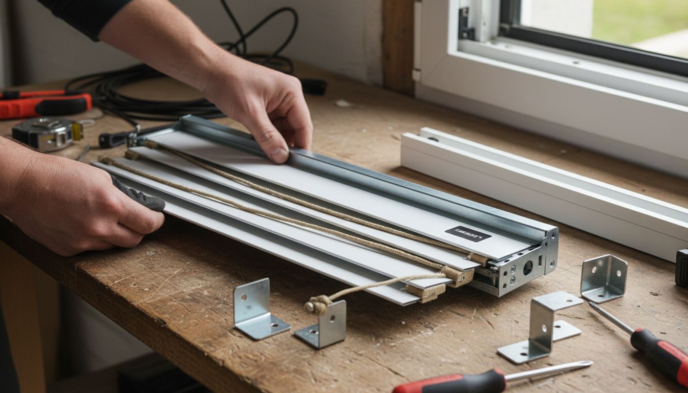 venetian blinds cross-section