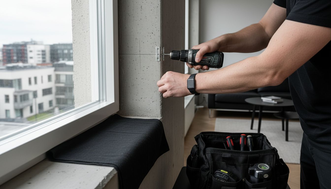 kaihtimien asennus ikkuna