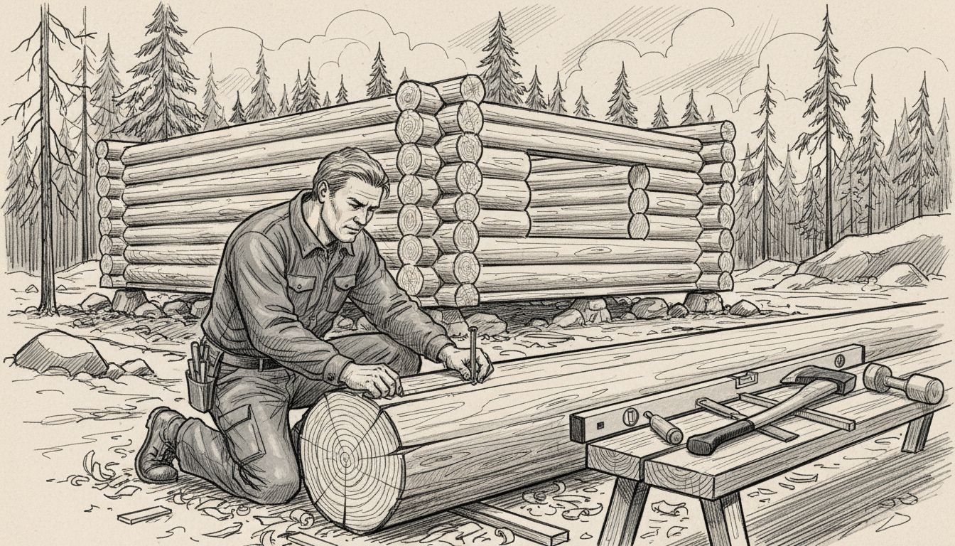 log builder construction Finland