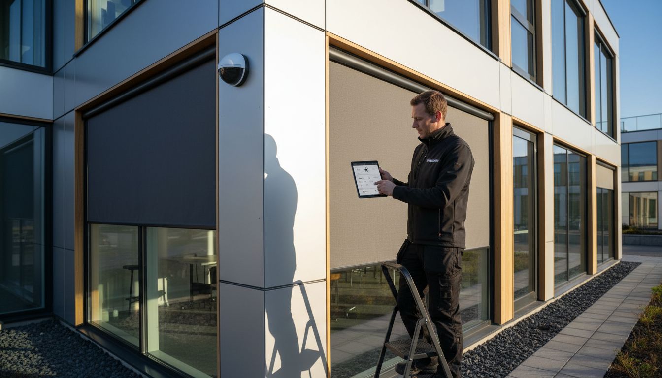 sunshade sensor installation