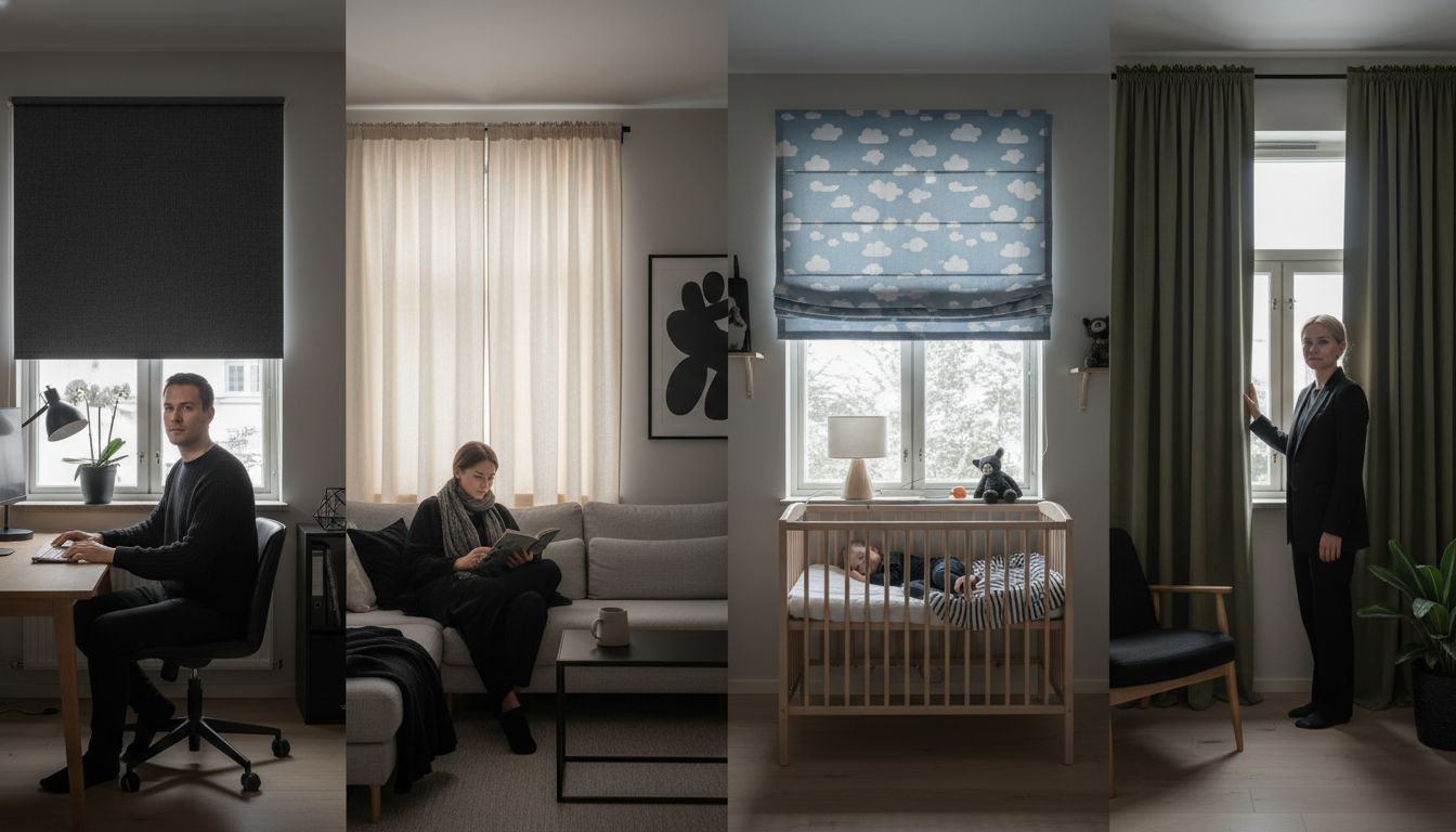 blackout curtain types