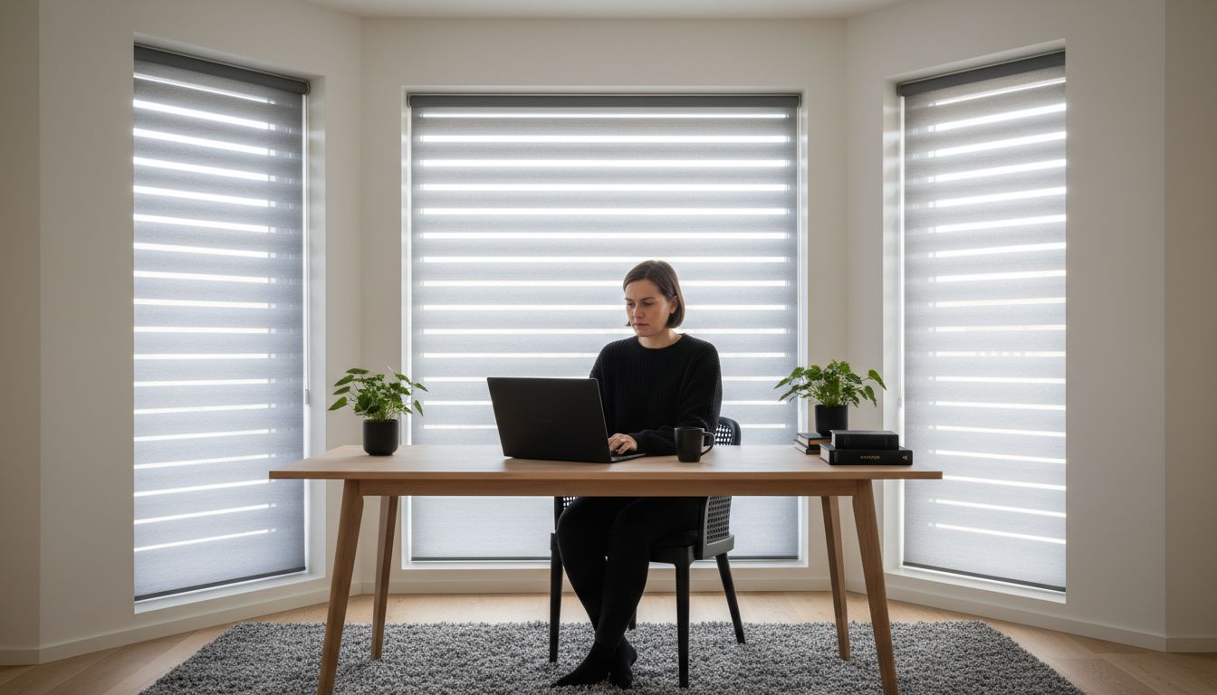 home office sun shades