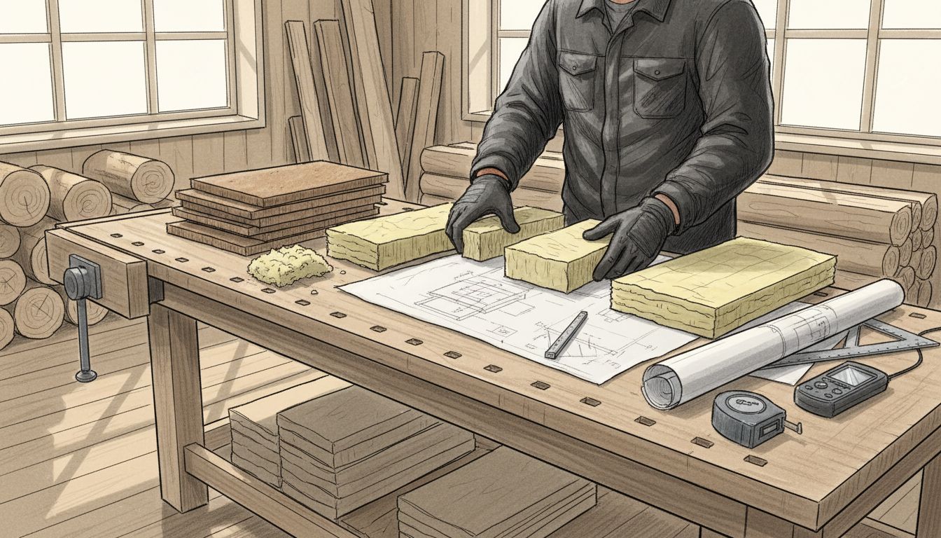 eristysmateriaalit hirsitalo