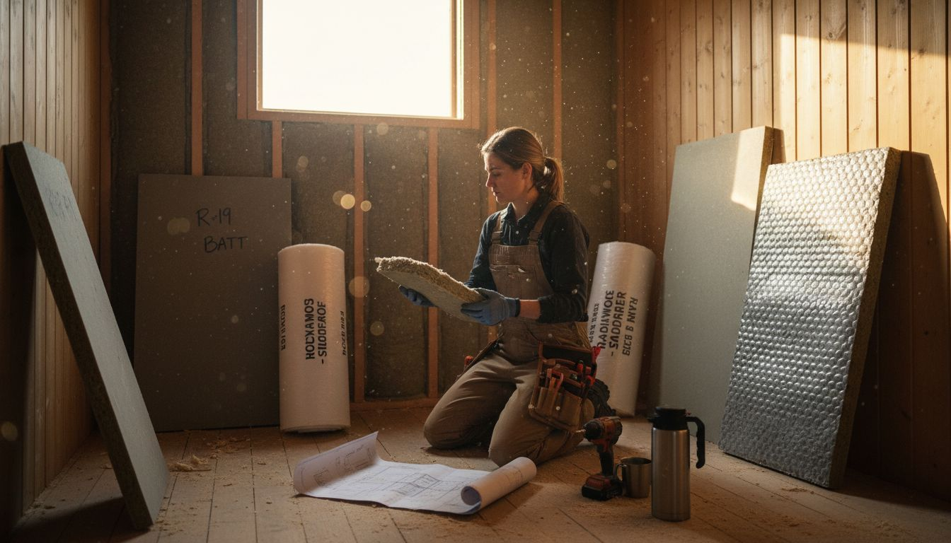 Contractor reviews sauna insulation options