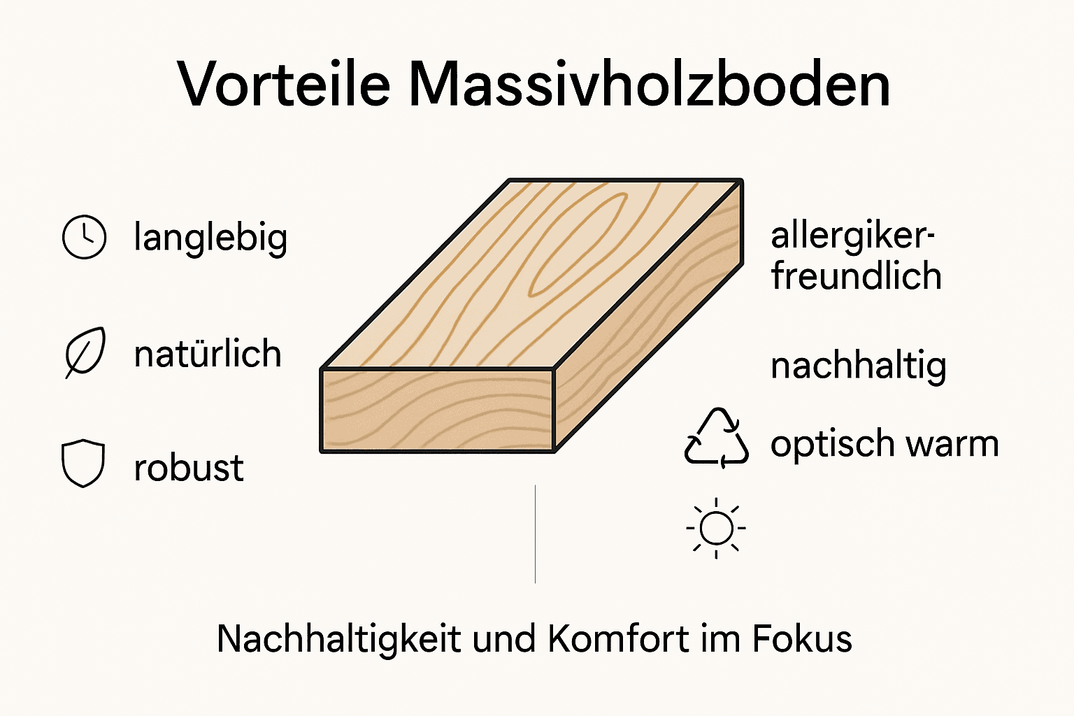 Übersicht: Die wichtigsten Vorteile von Echtholzböden auf einen Blick