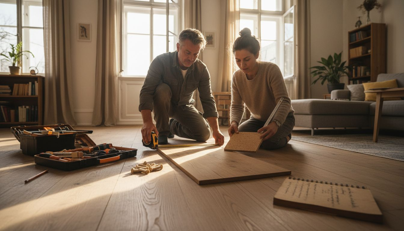 Umweltfreundliche Bodenbeläge für das heimische Wohnzimmer: So gestalten Sie Ihren Wohnraum nachhaltig und stilvoll.