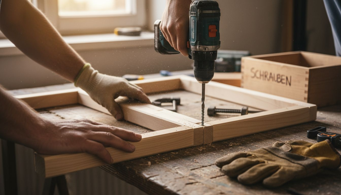 Anleitung zur manuellen Montage des Holzrahmens für die Sauna – Schritt für Schritt erklärt