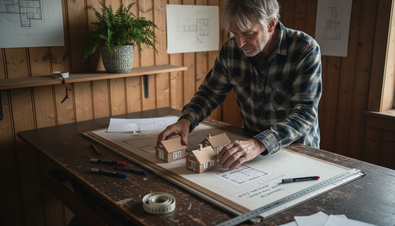 Arkitekten skreddersyr tømmerhytta på tegnebordet