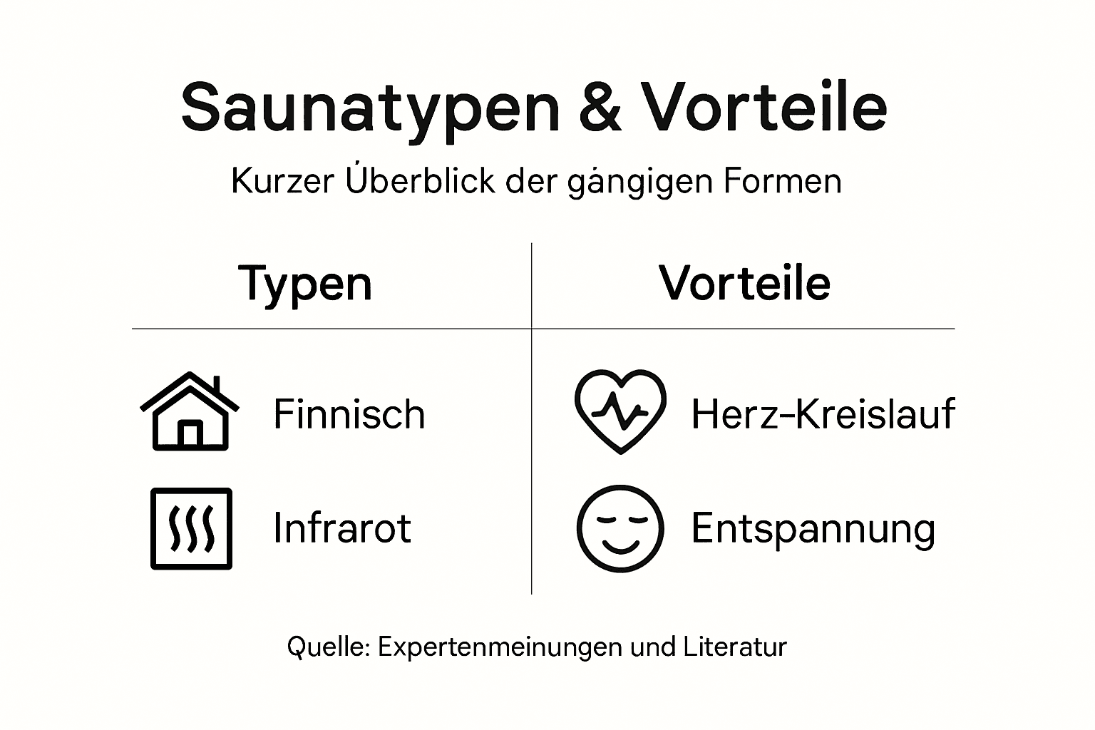 Übersicht: Verschiedene Saunaarten und ihre positiven Effekte auf Gesundheit und Wohlbefinden