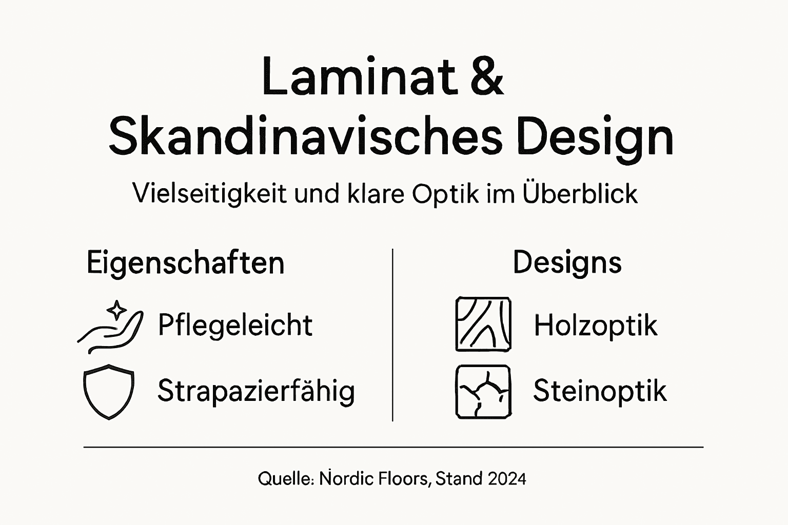 Übersicht: Eigenschaften und Designs von Laminatböden auf einen Blick