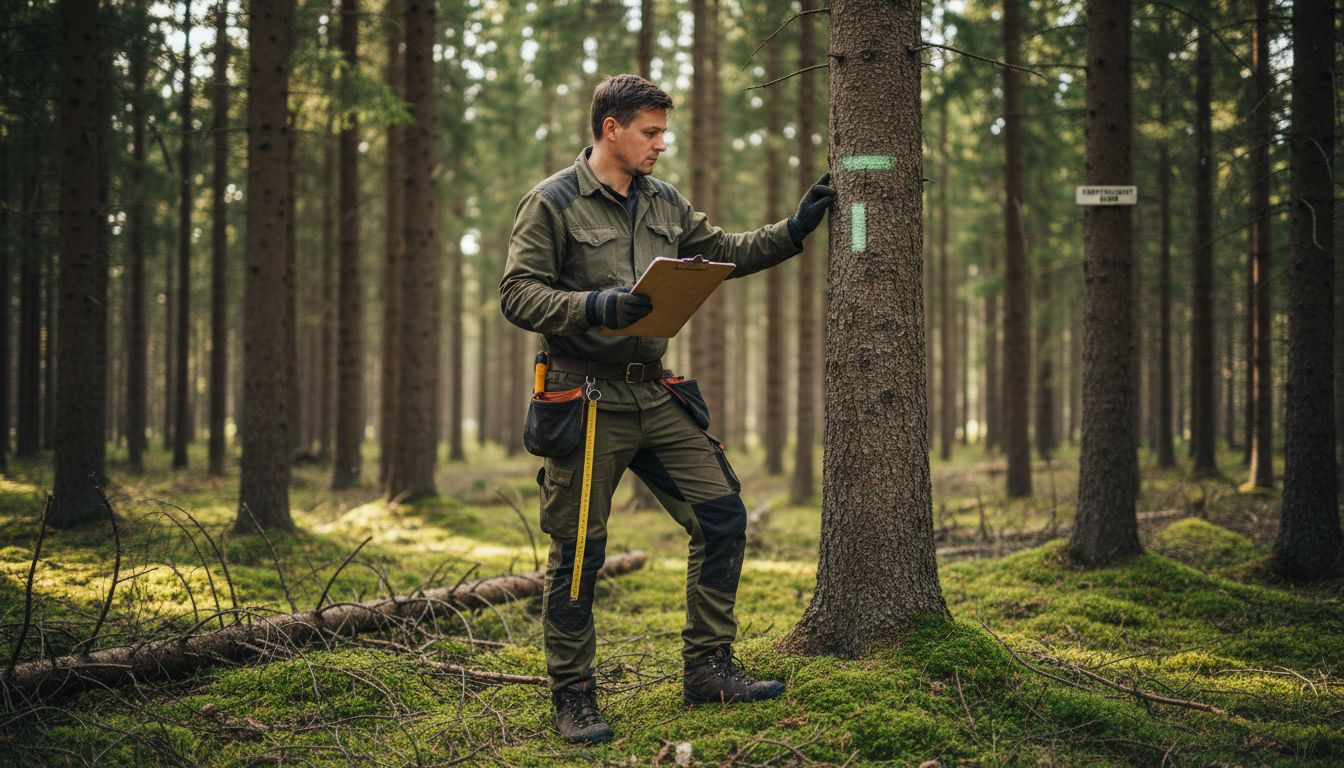 Skogforvalteren undersøker bærekraftig finsk granbestand