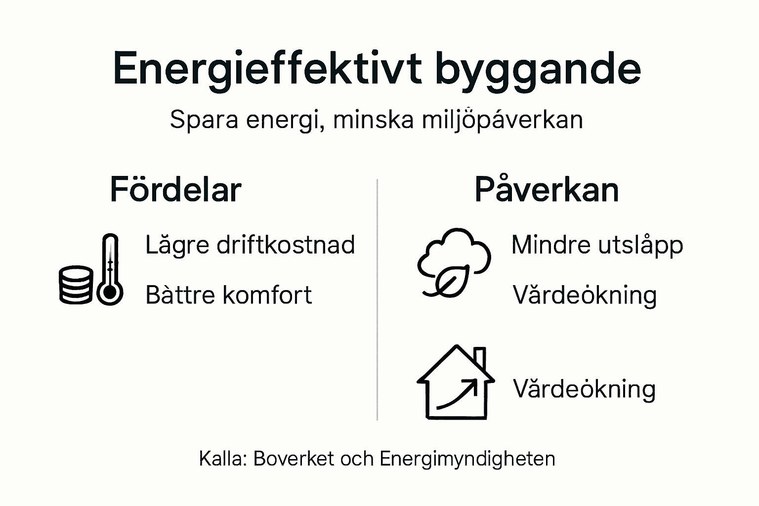 Så här påverkar energieffektivt byggande – fördelar och effekter i siffror
