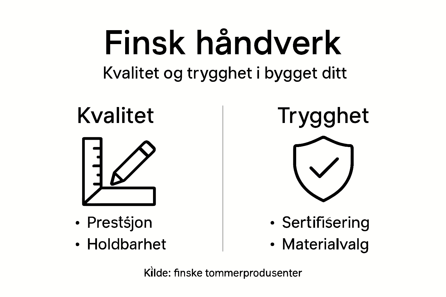 Infografikk – finsk kvalitet og pålitelighet du kan stole på