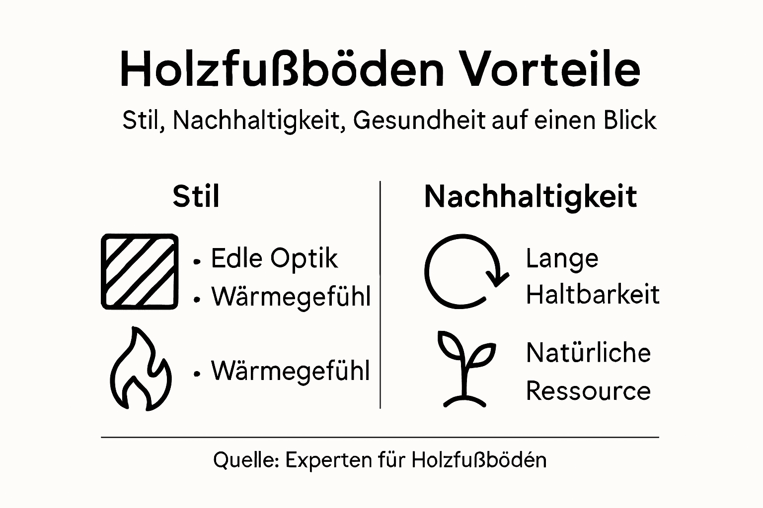 Grafik: Holz – zeitloser Stil trifft auf nachhaltige Werte