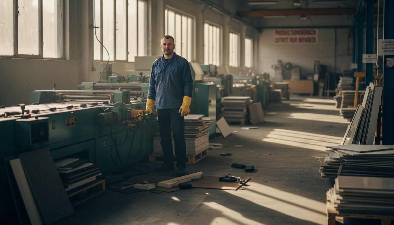 So entsteht nachhaltiger Bodenbelag: Ein Blick in die Fertigung