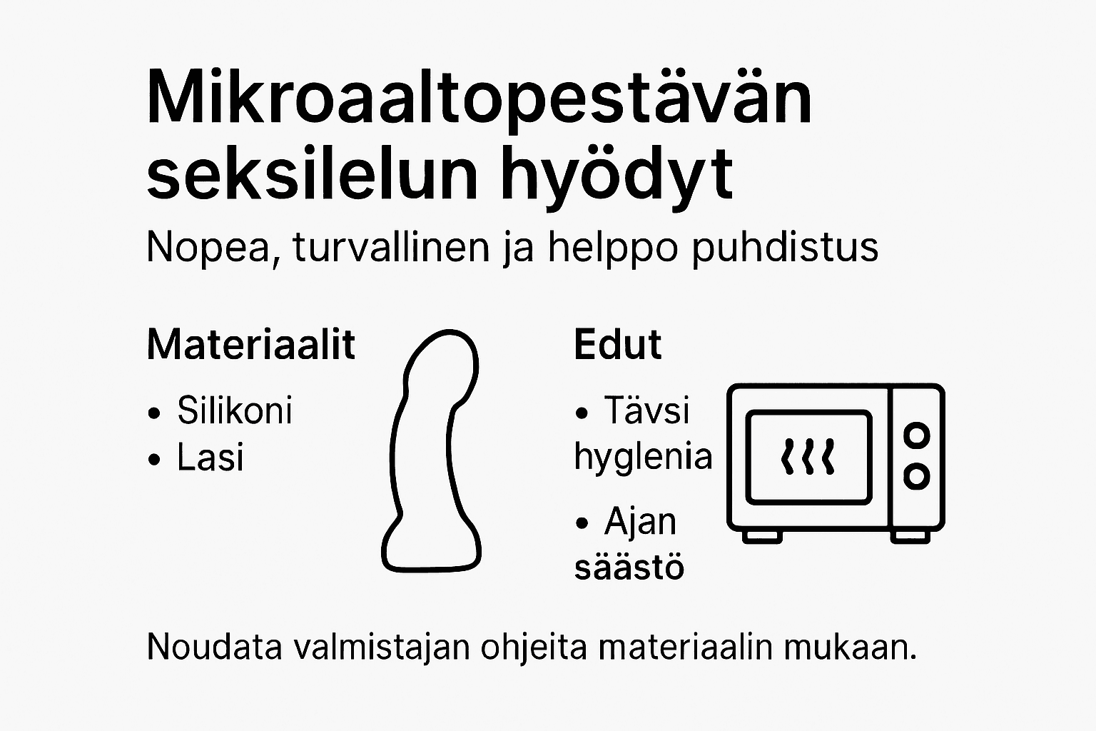 Infografiikka: miksi seksilelujen puhdistus mikron avulla kannattaa?