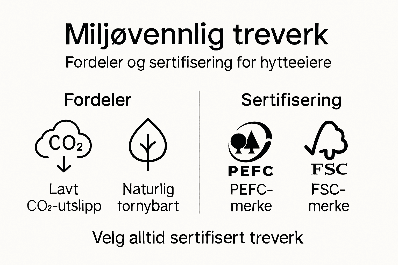 Infografikk: Slik kan sertifisert miljøvennlig treverk gjøre en forskjell