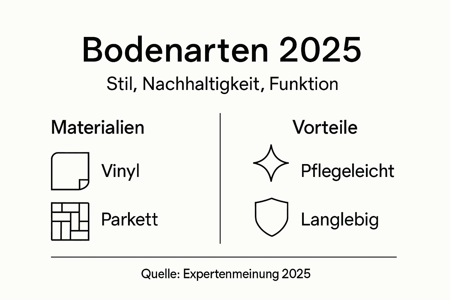 Übersicht: Bodentypen und ihre jeweiligen Vorteile auf einen Blick
