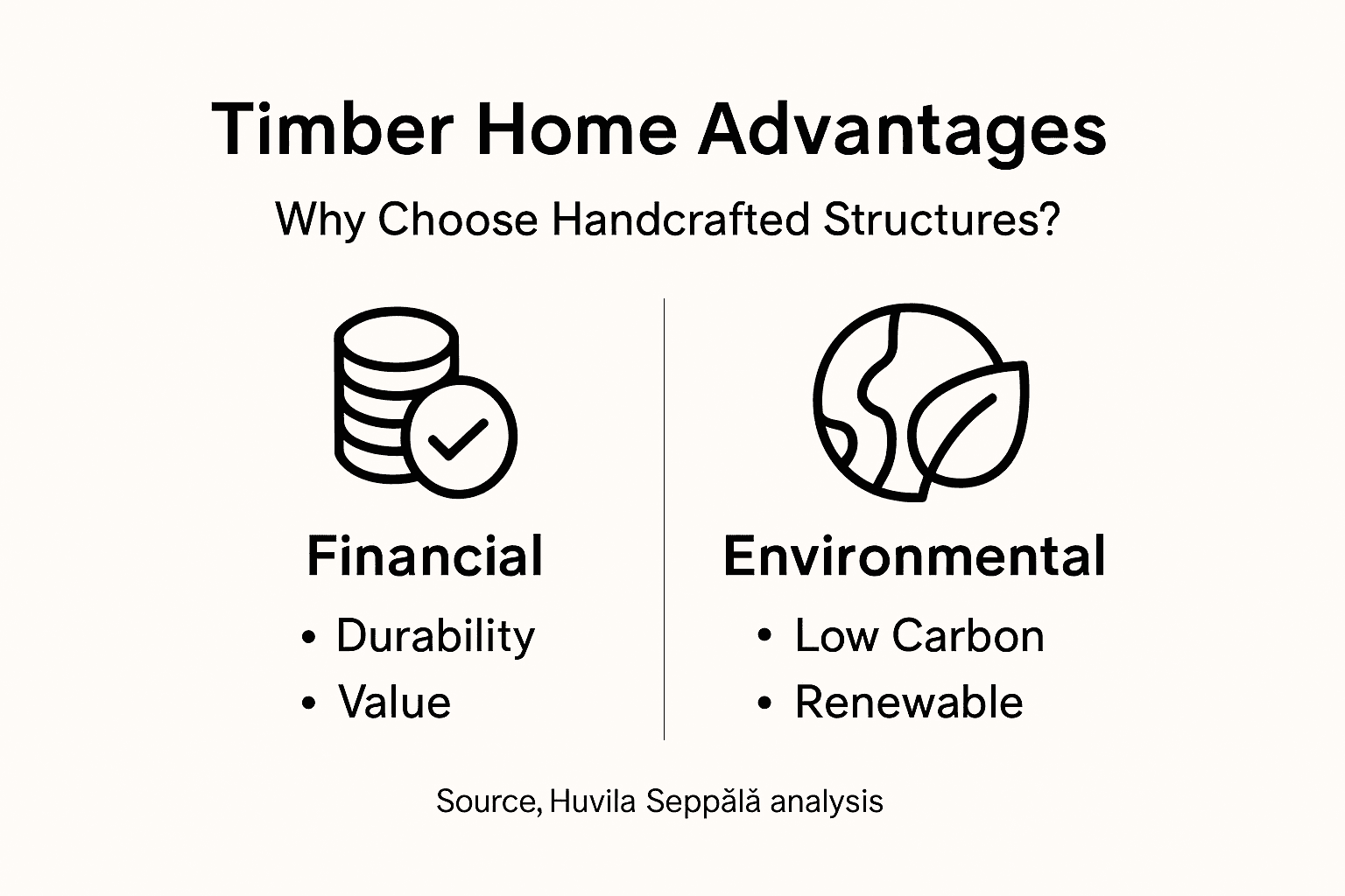 Infographic showing financial and environmental advantages