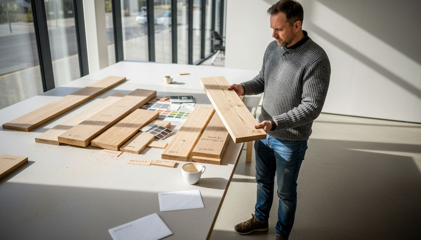 Att välja rätt material till timmerhuset – inspiration i vårt showroom