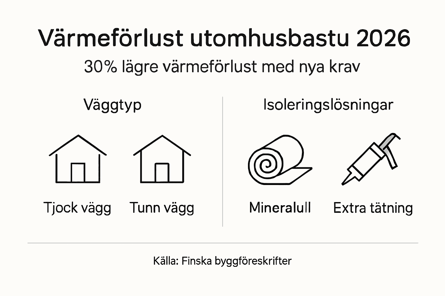 Så påverkar isoleringen värmeförlusten i din utomhusbastu – en överskådlig guide