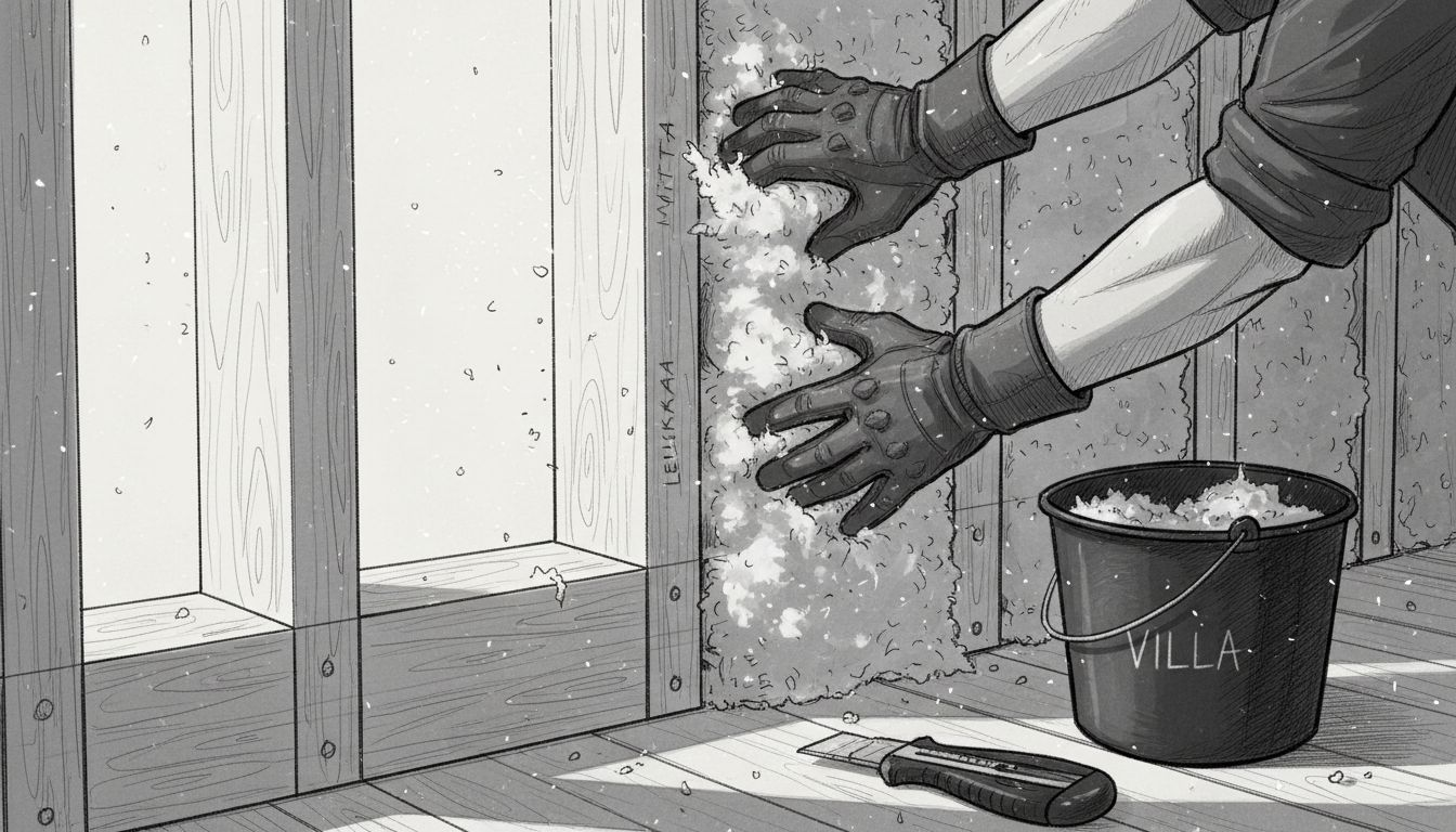 Saunan puuseinän eristäminen – näin onnistut eristyksen asentamisessa