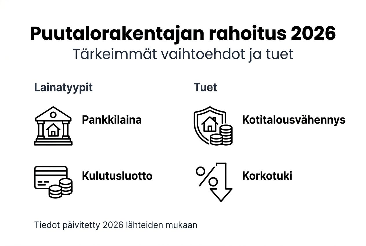 Katsaus rahoitusmahdollisuuksiin ja tukiin – infograafi