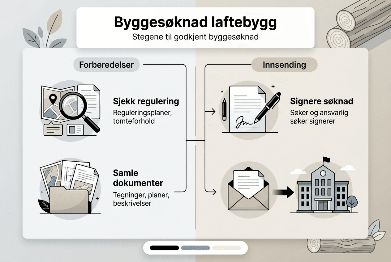Steg-for-steg-guide: Slik går du frem med byggesøknaden