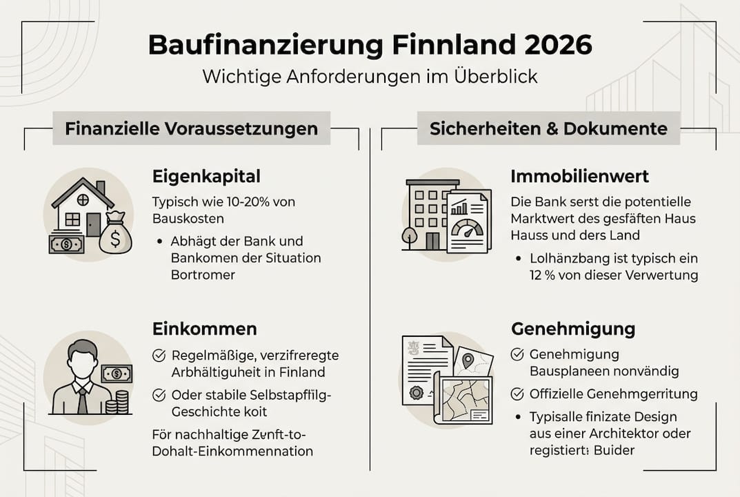 Überblick: Voraussetzungen für eine Baufinanzierung in Finnland – Was Sie beachten sollten