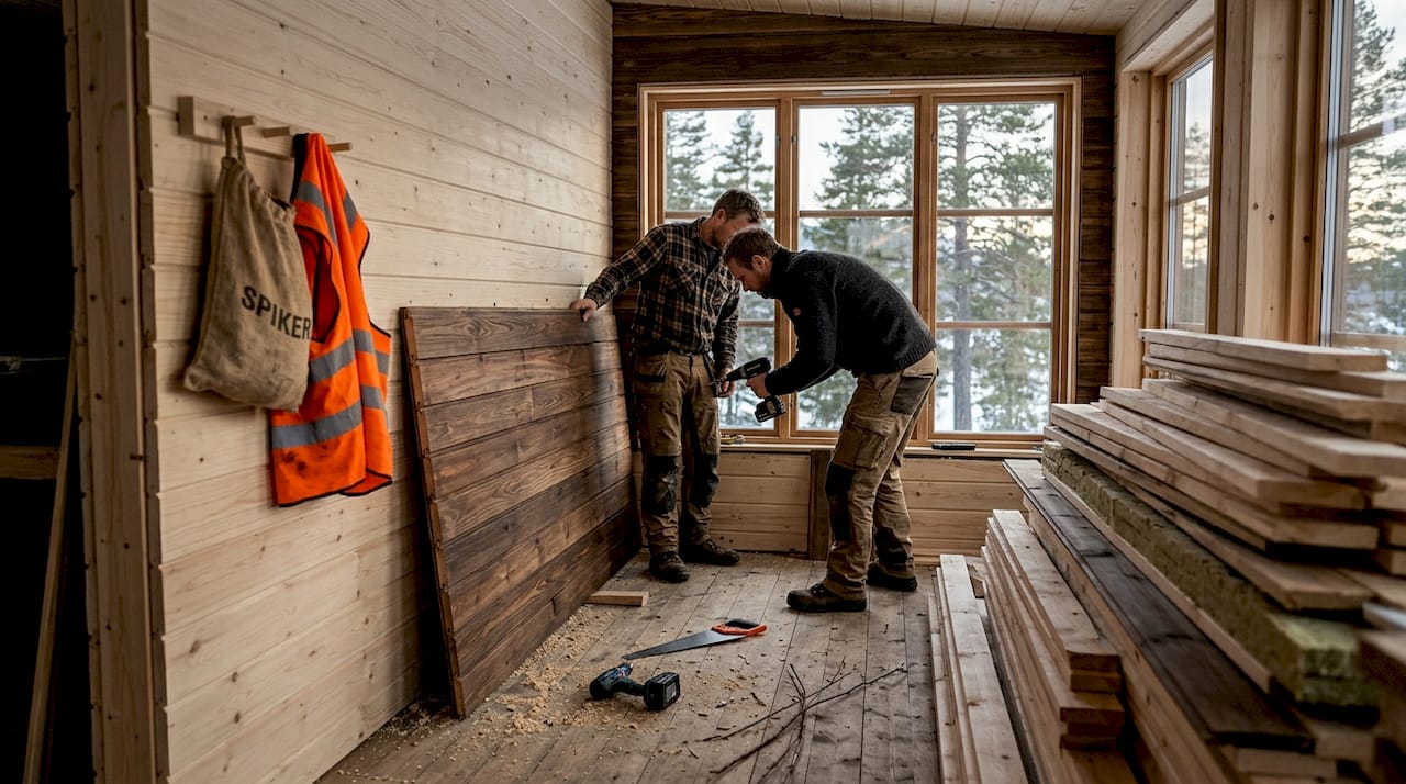 Faglærte håndverkere planlegger og bygger badstuer, og legger stor vekt på å velge riktige materialer for best mulig resultat.
