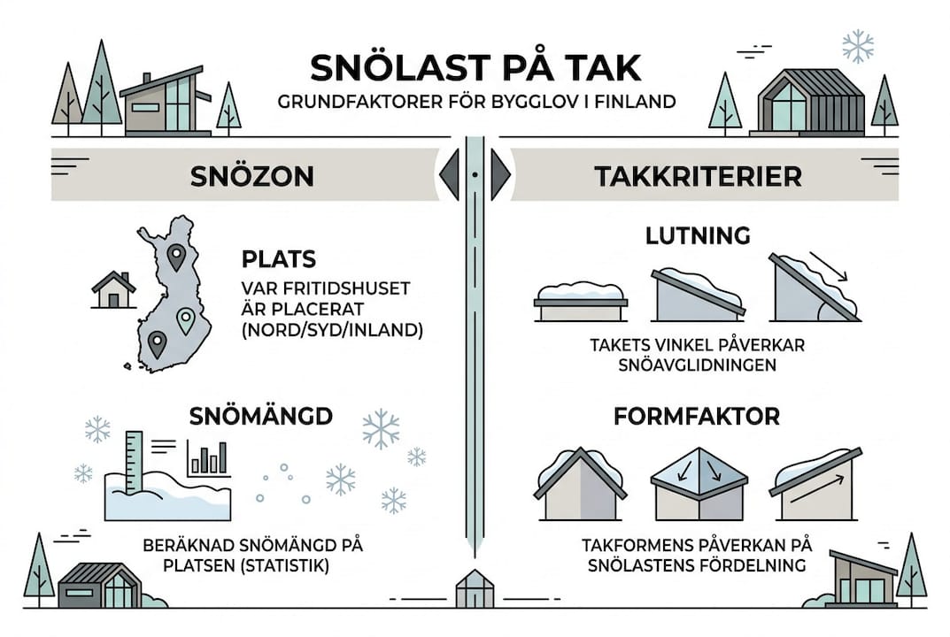 Översikt: Snölast på tak – viktiga faktorer att ha koll på